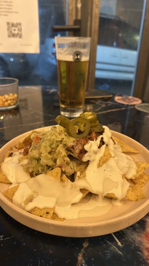 Nachos  at La Oveja Negra in Madrid