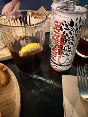 Palestinian cola  at La Oveja Negra in Madrid