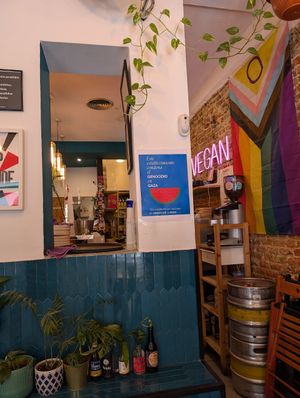 Inside at La Oveja Negra in Madrid