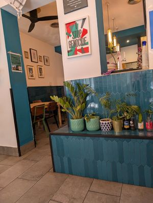 Inside at La Oveja Negra in Madrid