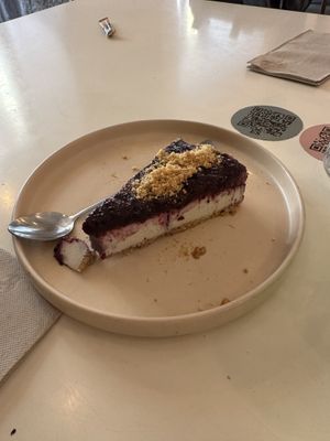 Cheesecake  at La Oveja Negra in Madrid