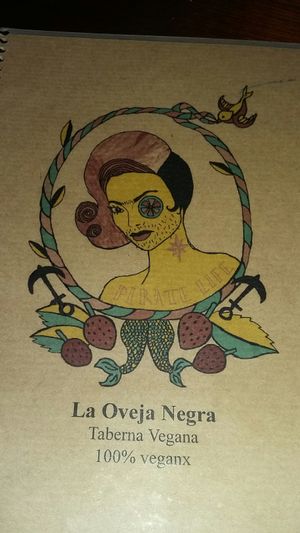 El menú at La Oveja Negra in Madrid