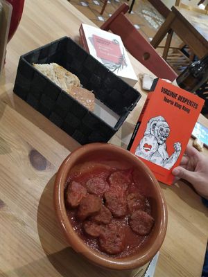 Chorizo vegano at La Oveja Negra in Madrid