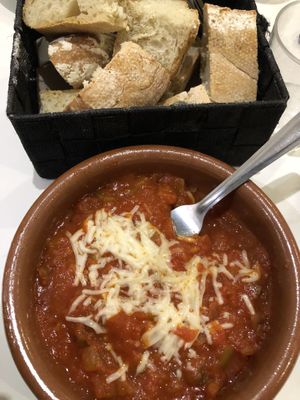 Ok fine the best out of our orders was ratitoullie at La Oveja Negra in Madrid