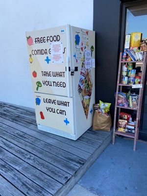 Community fridge  at Bandit Coffee Co in St Petersburg