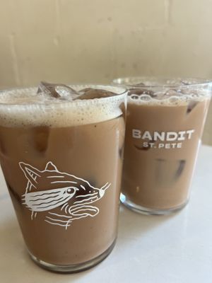 Iced Masala Chai Latte with Oat Milk  at Bandit Coffee Co in St Petersburg