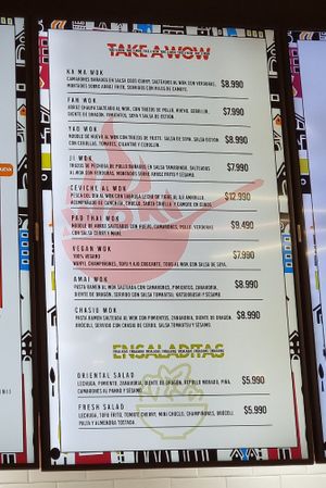  at Take a Wok in Santiago