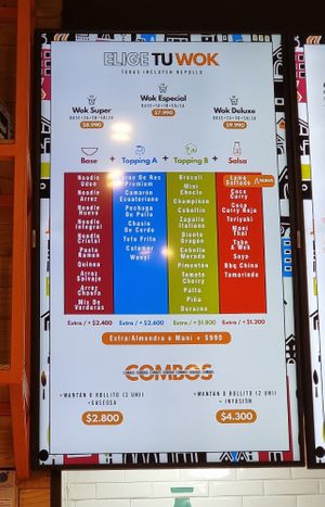  at Take a Wok in Santiago