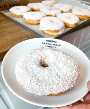 Vegan Coconut Milk donut at La Donuteria in Trnava