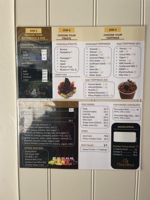   at Chocobowl  in Manly