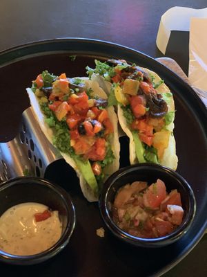 Heerlijke vegan dish  at Aruba Experience in Oranjestad