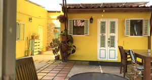 Courtyard dining area very cozy and relaxing ☺️   at Aruba Experience in Oranjestad