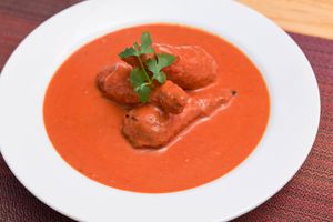 Vegan Drumstick Tikka Masala at Basil Indian & Thai Grill in Montclair