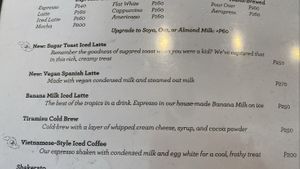 vegan spanish latte description  #Veganuary at The Sunny Side Cafe - Station 1 in Boracay