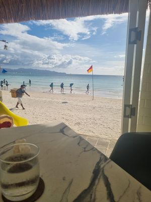 Cafe views at The Sunny Side Cafe - Station 1 in Boracay