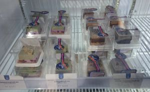 Raw cakes at Foody Vegan Experience Center  in Ulaanbaatar