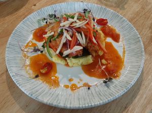 Foody specialty protein roll at Foody Vegan Experience Center  in Ulaanbaatar