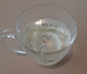 Lemon water at Foody Vegan Experience Center  in Ulaanbaatar