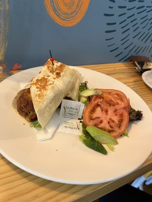 Falafel wrap  at Aurinko Coffee & Restobar in Garrucha