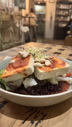 Bbq tofu   at Naturalmente in Sevilla