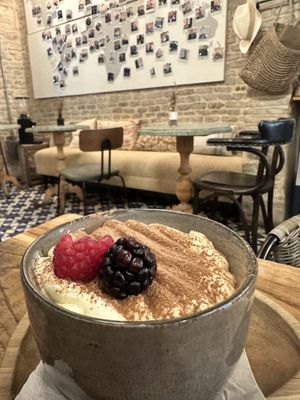 Tiramisu ❤️  at Naturalmente in Sevilla