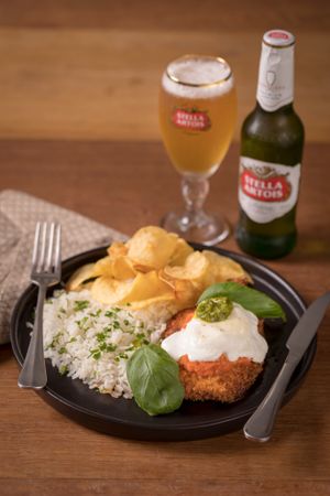 Parmegiana de Berinjela com burrata at Ordinário Restaurante in Sao Paulo