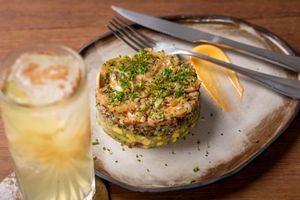 Tartare de cogumelos - opção vegan at Ordinário Restaurante in Sao Paulo