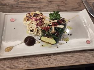 A taste of the vegan adaptation of Base's December set menu at Base Restaurant in Ulverston