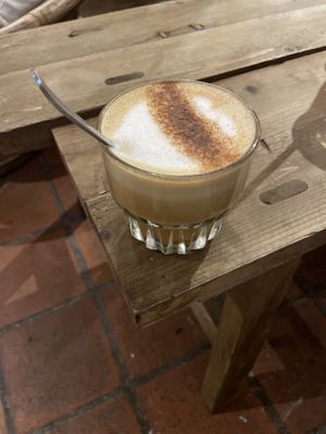 Pumkin spice latte (with oat milk)  at La Wilderie in Lille