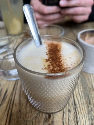 Pumpkin spice latte au lait d’avoine 🌱  at La Wilderie in Lille