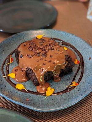 Satya Maya - bolo vegano at Néctar Comida Afetiva in Itacare