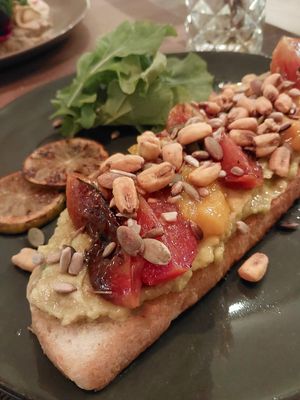 Toast at Néctar Comida Afetiva in Itacare