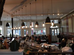 inside from the upper seating area at The Gate - Islington in London