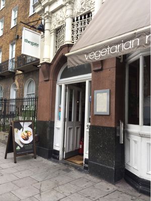 Street view  at The Gate - Islington in London