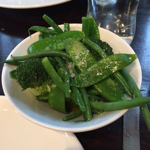 simple side order of ";greens"; to make me feel less decadent! at The Gate - Islington in London