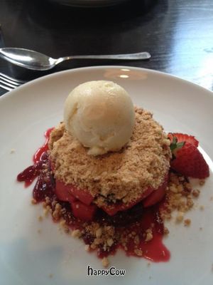 Vegan dessert at The Gate - Islington in London