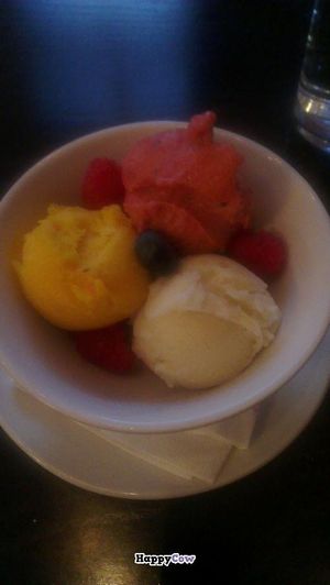 Ice cream and sorbet (Vegan option)  at The Gate - Islington in London