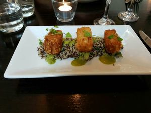 Crispy marinated tofu at The Gate - Islington in London
