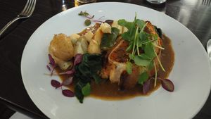 Root Vegetable, Chestnut & Sage Wellington (Main) with roasted potatoes, seasonal vegetables, madeira sauce - Part of £22.50 3 Course Set at The Gate - Islington in London