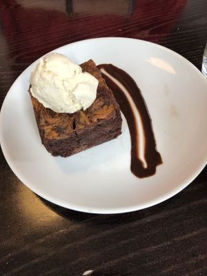 Peanut butter brownie at The Gate - Islington in London
