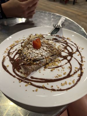 Vegan crepe #Veganuary at Gelateria Deelite Italian Gelato in Puerto Viejo De Talamanca