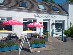  at Waterside Café in Lochcarron