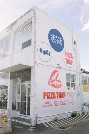 This is us! at Pizza Trap at Space Academy in Christchurch