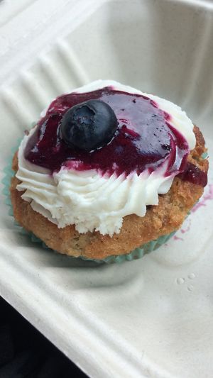 #Vegan #LemonBlueberry  at Vegan Vee in Nashville