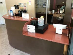 The counter at Vegan Vee in Nashville