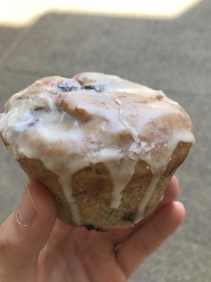Blueberry lemon drizzle muffin. Nice and moist, not to sweet. at Vegan Vee in Nashville