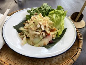 Papaya saladd  at Break for a Bread in Luang Prabang