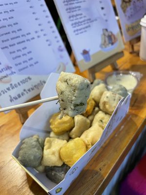 Beautiful, but dry and lacks seasoning   at Grandma's Tofu - เต้าหู้โฮมเมดคุณย่า in Chiang Mai