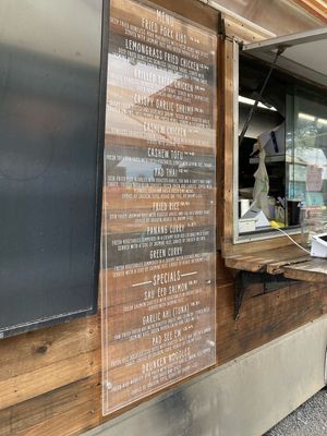 Menu at Thai mee up  at Thai Mee Up in Kahului