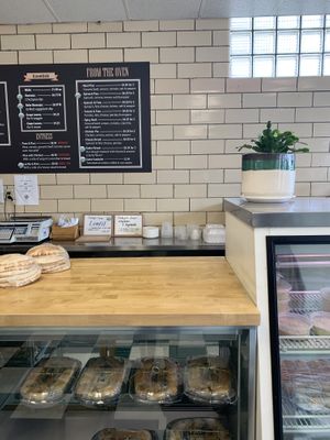 inside of sanabel’s bakery  at Sanabel Middle East Bakery in Akron